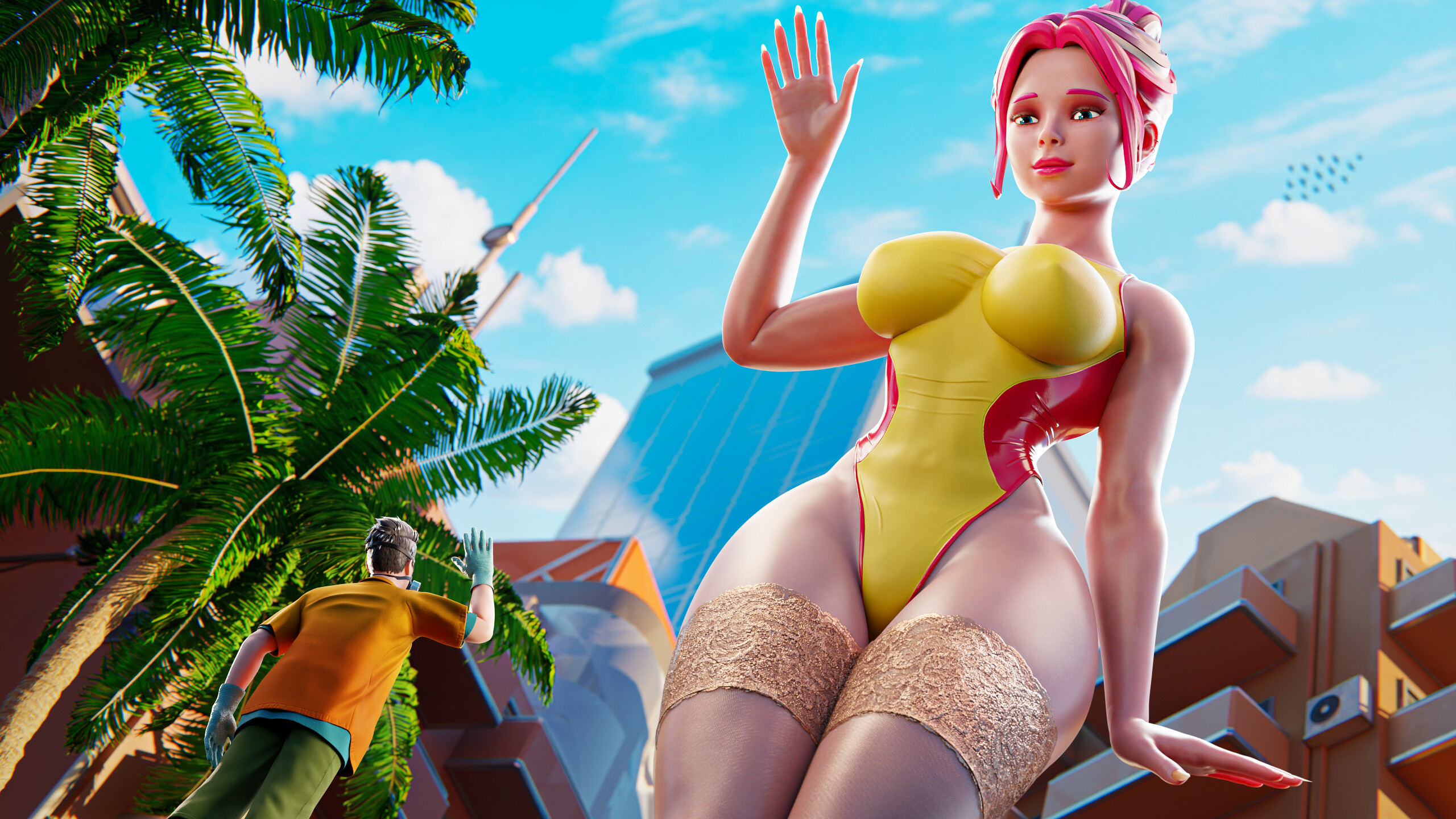 Giant Waifu Wash Simulator 💦 screenshot 1