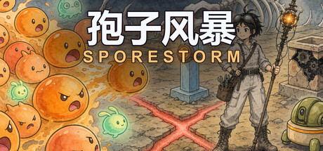 孢子风暴：荒星防线 — Steam header