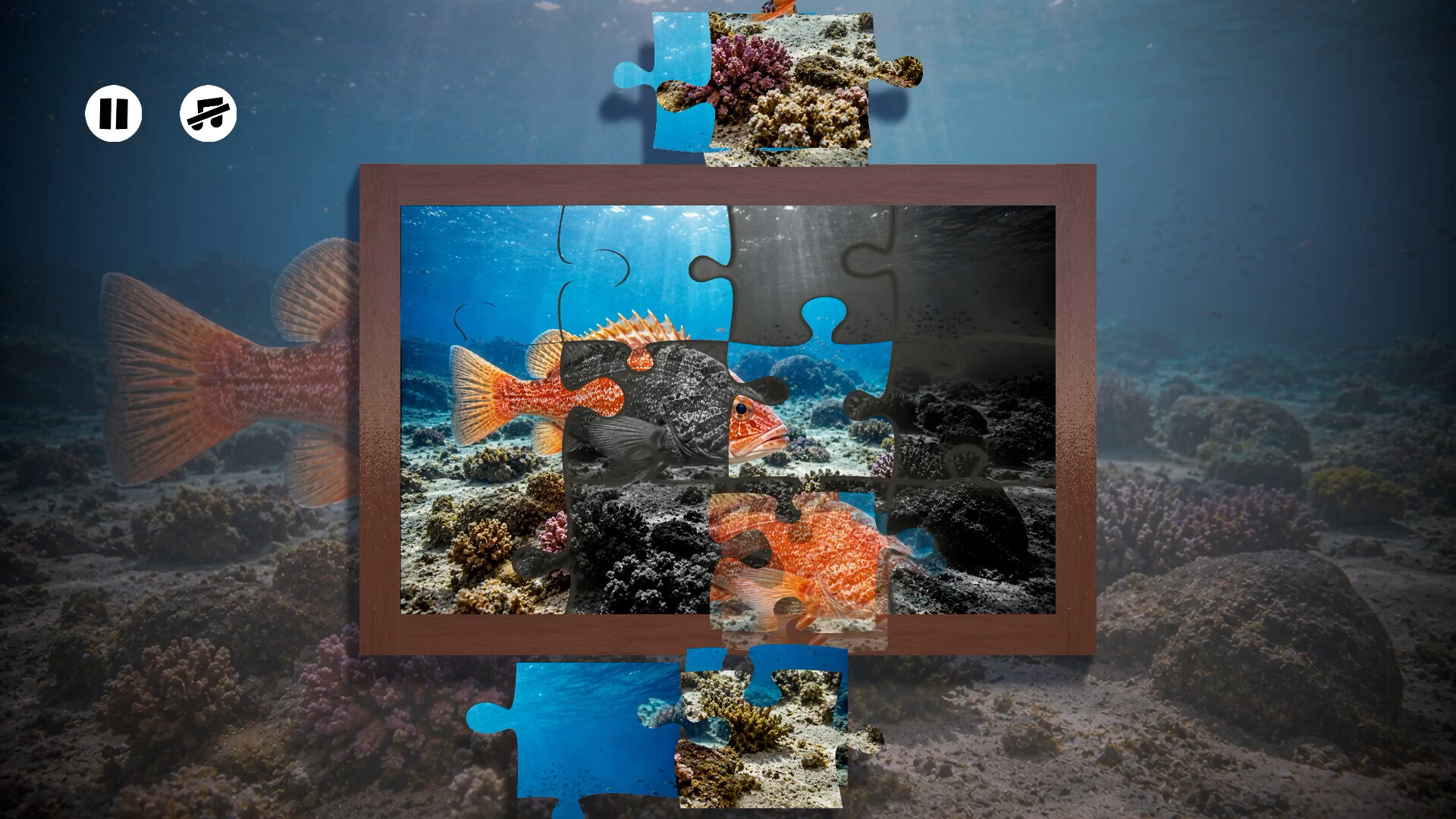 Puzzles: Fish screenshot 2