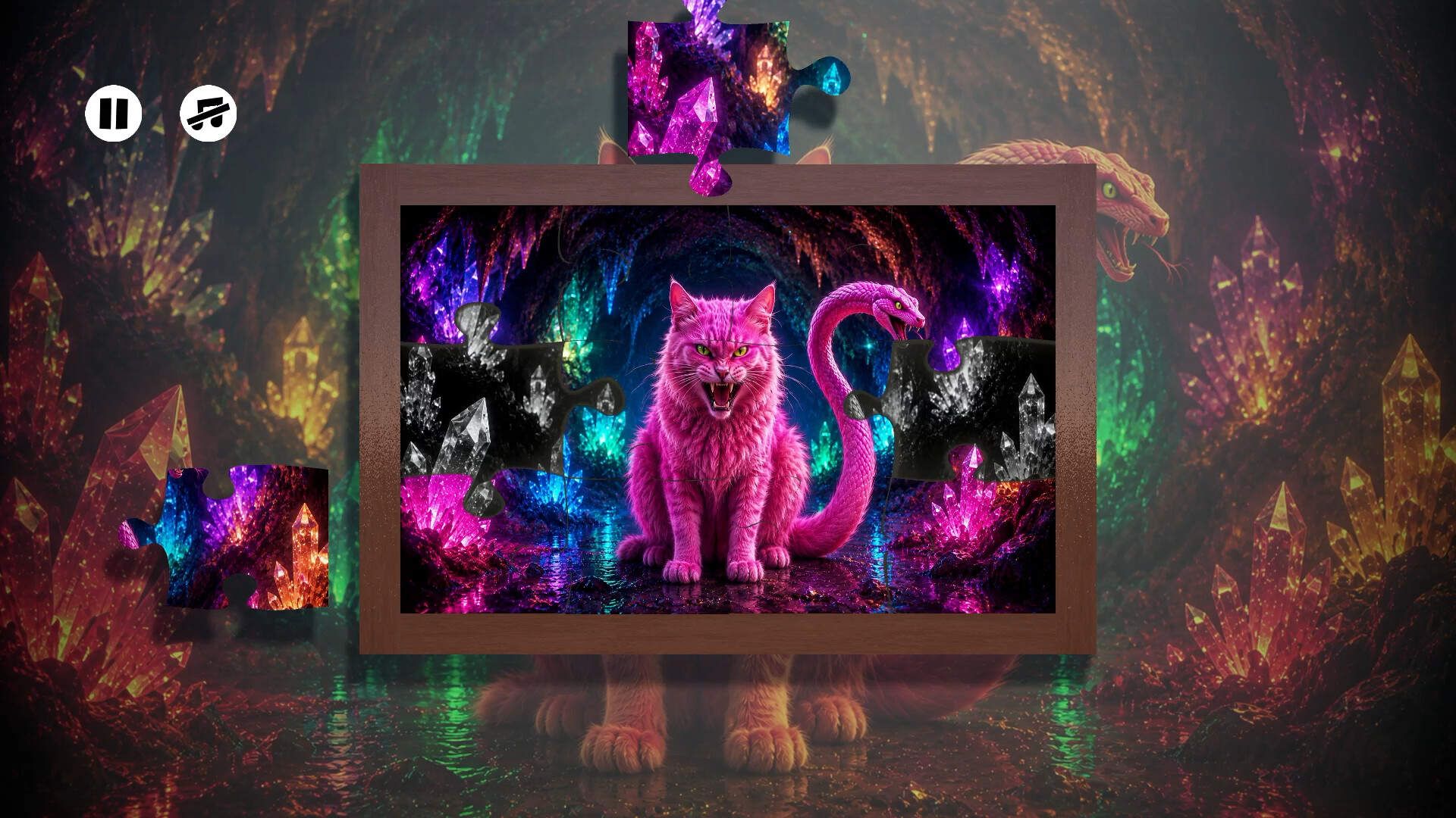 Puzzles: Space Cats screenshot 3