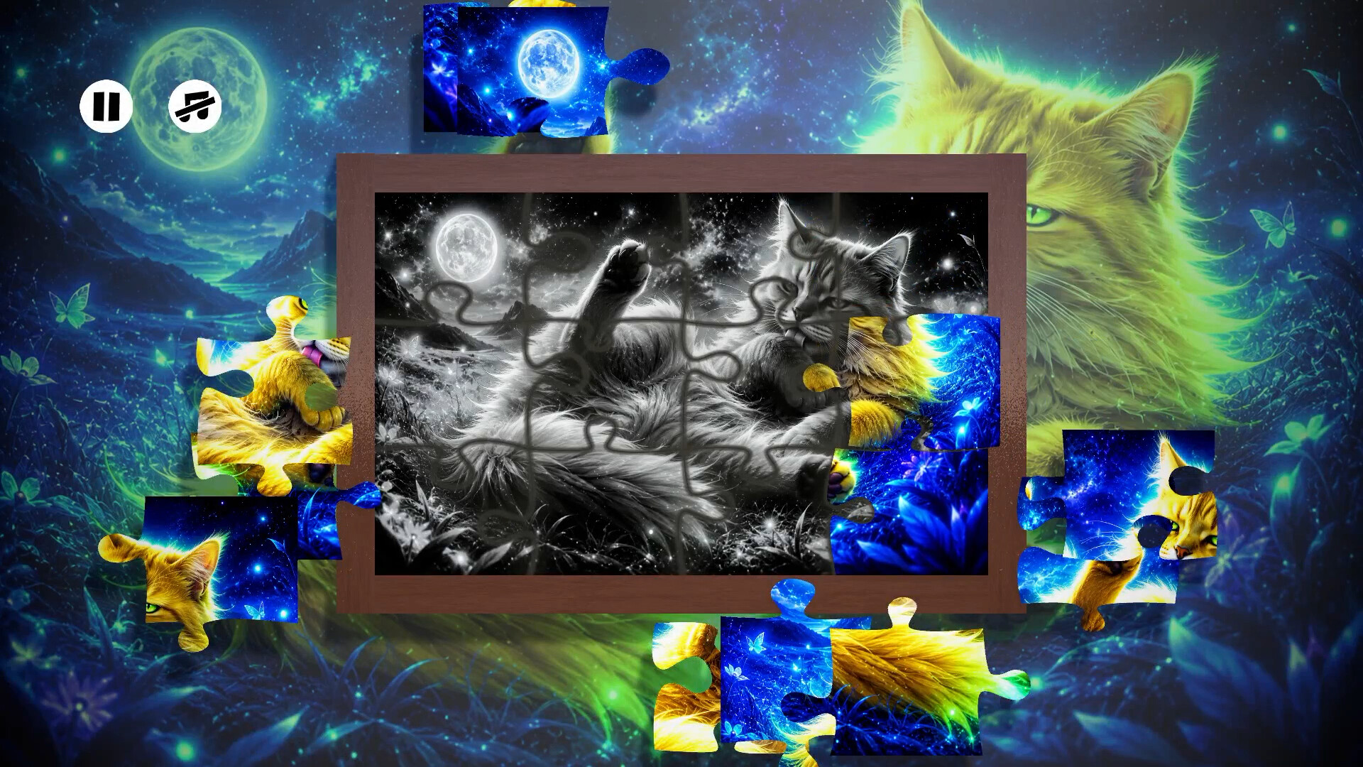 Puzzles: Space Cats screenshot 5