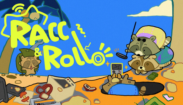 Racc & Roll - Game berburu harta karun rakun di Steam dengan metal detector