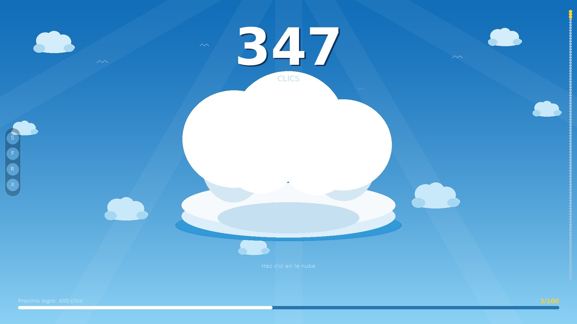 Cloud Clicker screenshot 1