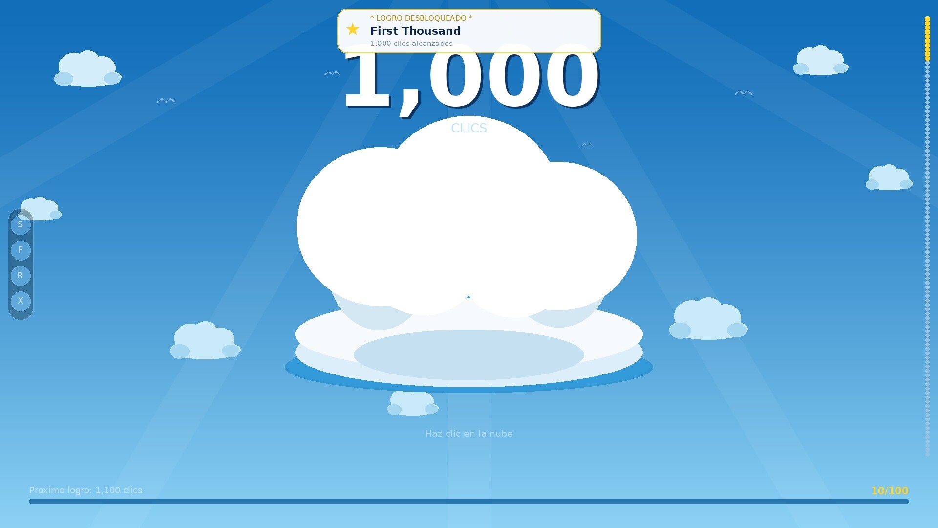 Cloud Clicker screenshot 2