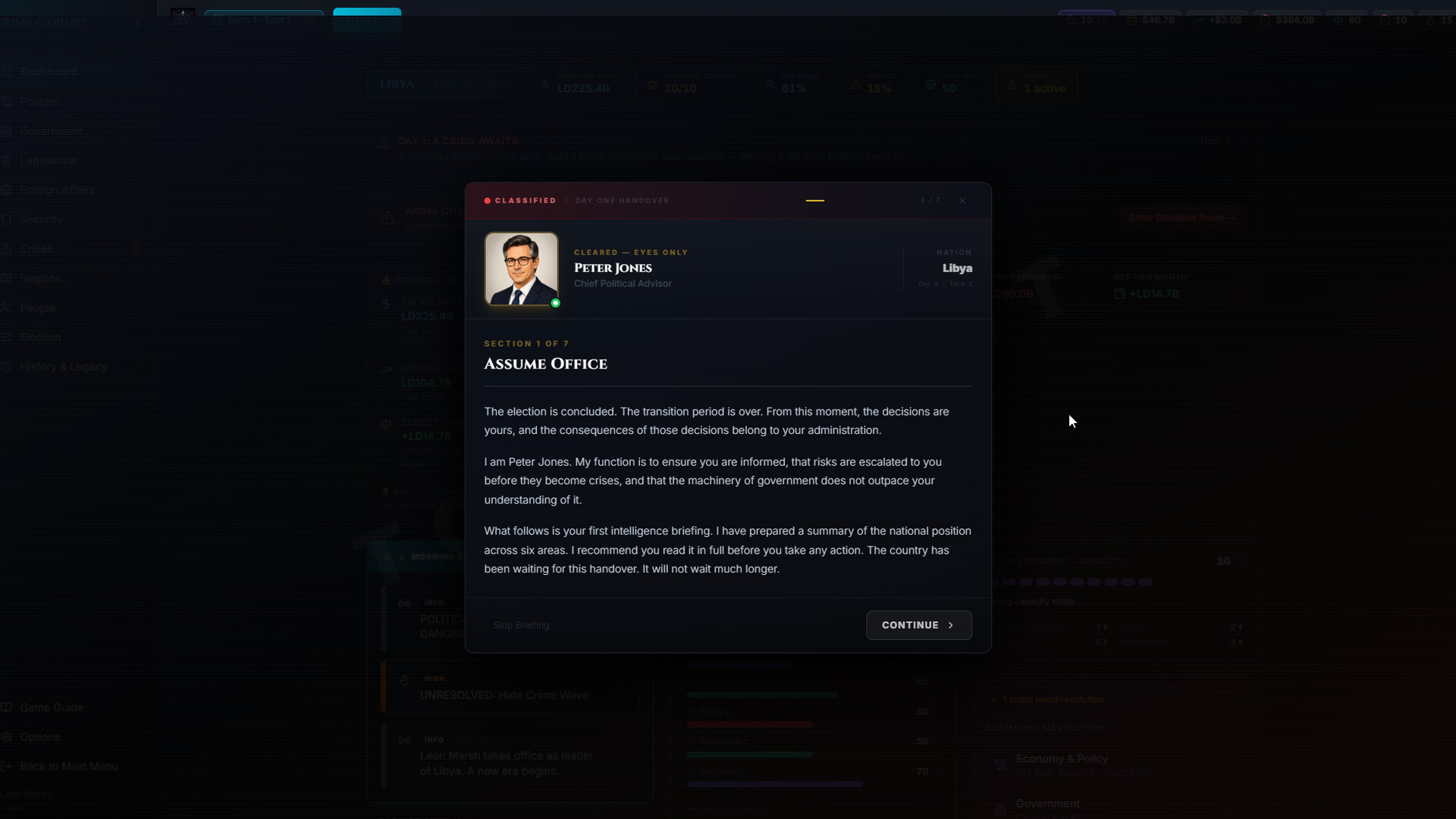Crisis Cabinet screenshot 6