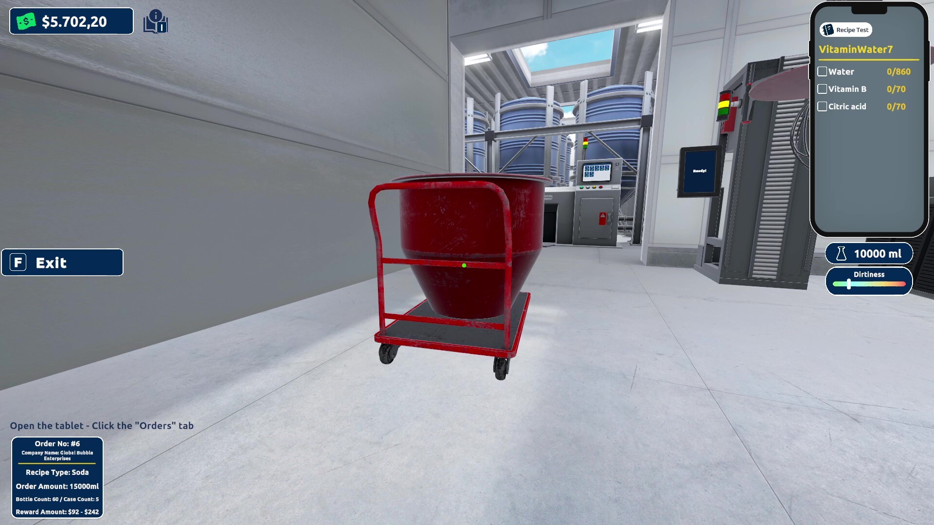 Drink Factory Simulator - Prologue screenshot 7