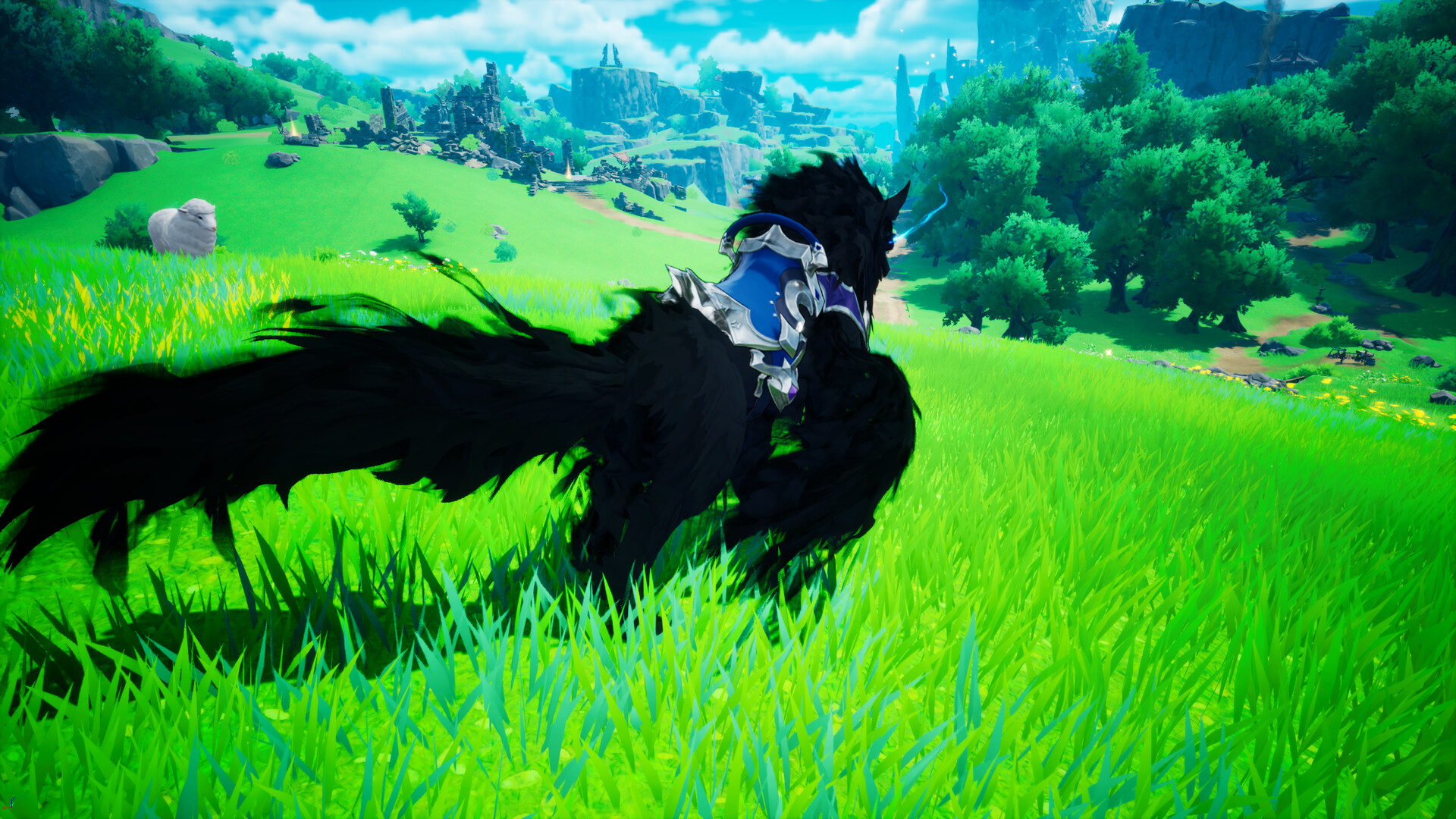 DragonSword : Awakening - Familiar : Abyssal Direwolf - in-game battle