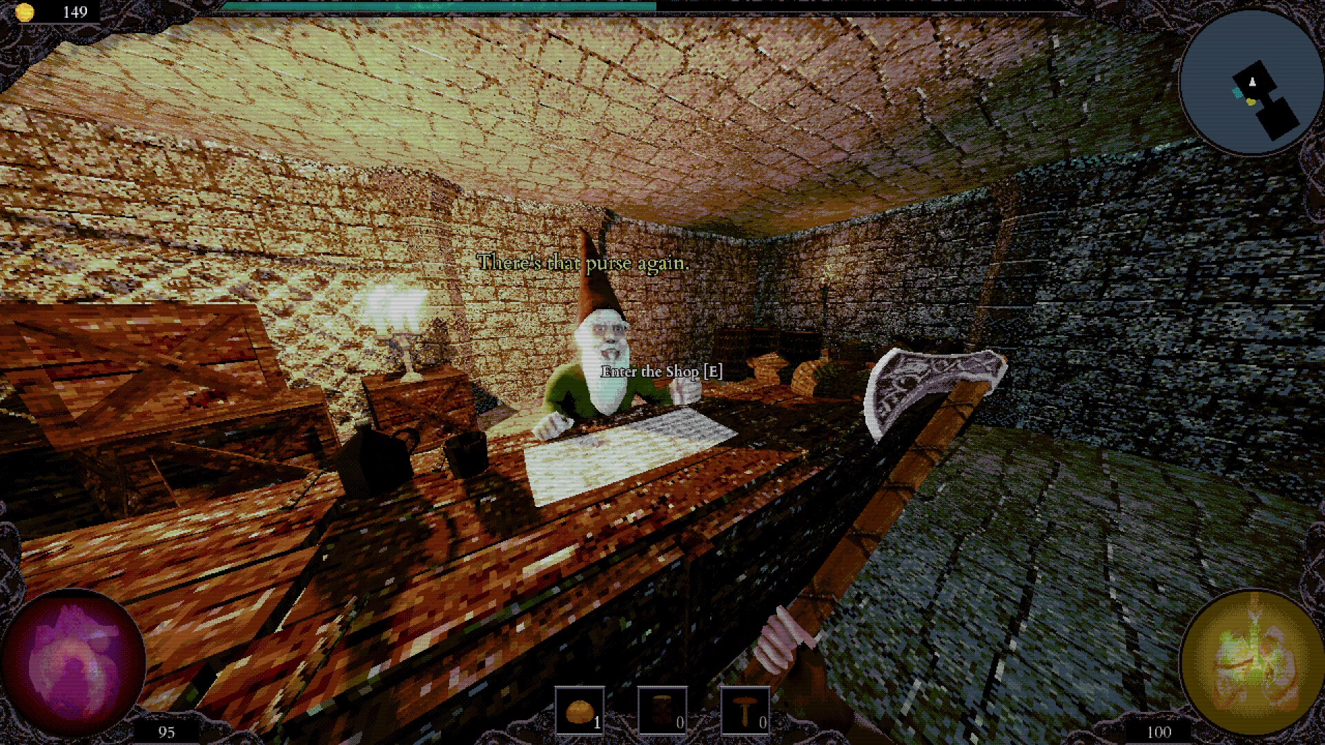 Il roguelike ALLFATHER, in prima persona nei nove regni norreni, su Steam nel 2027 da un dev solitario 4 Un ambiente dalla grafica in stile prima PlayStation di ALLFATHER