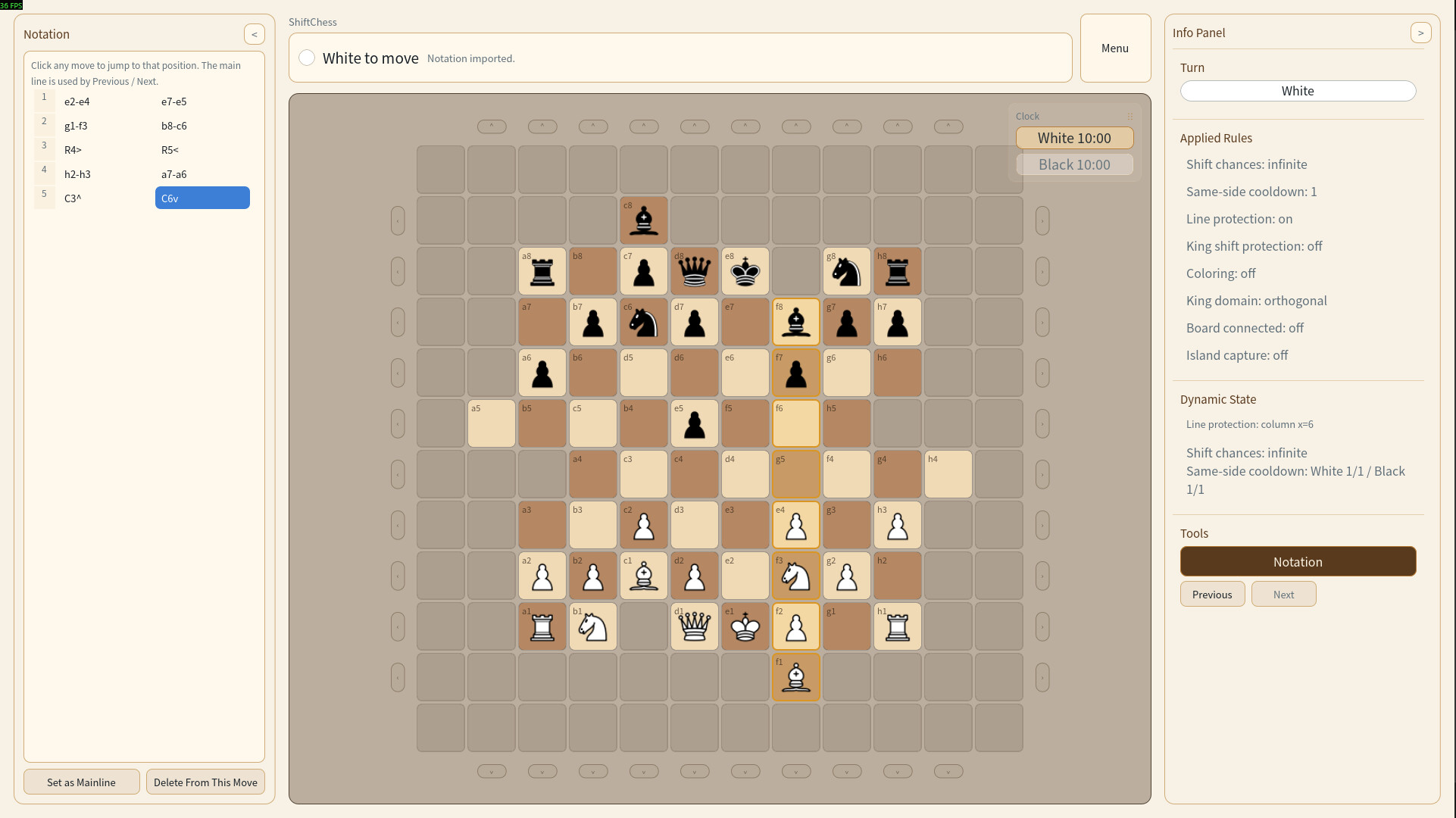 Shift Chess screenshot 7