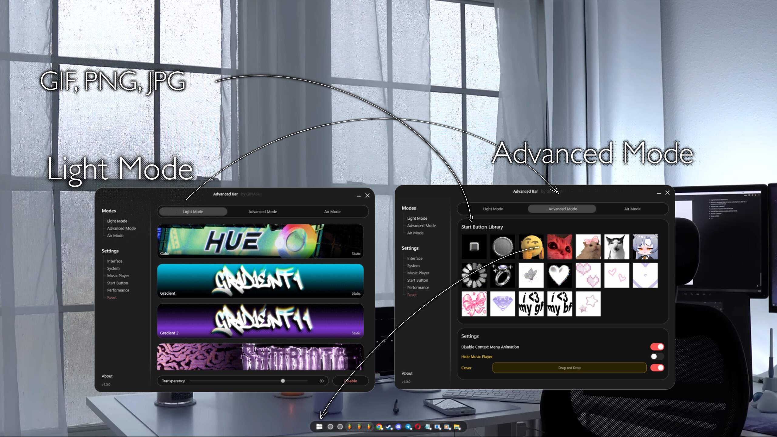 Advanced Bar screenshot 2