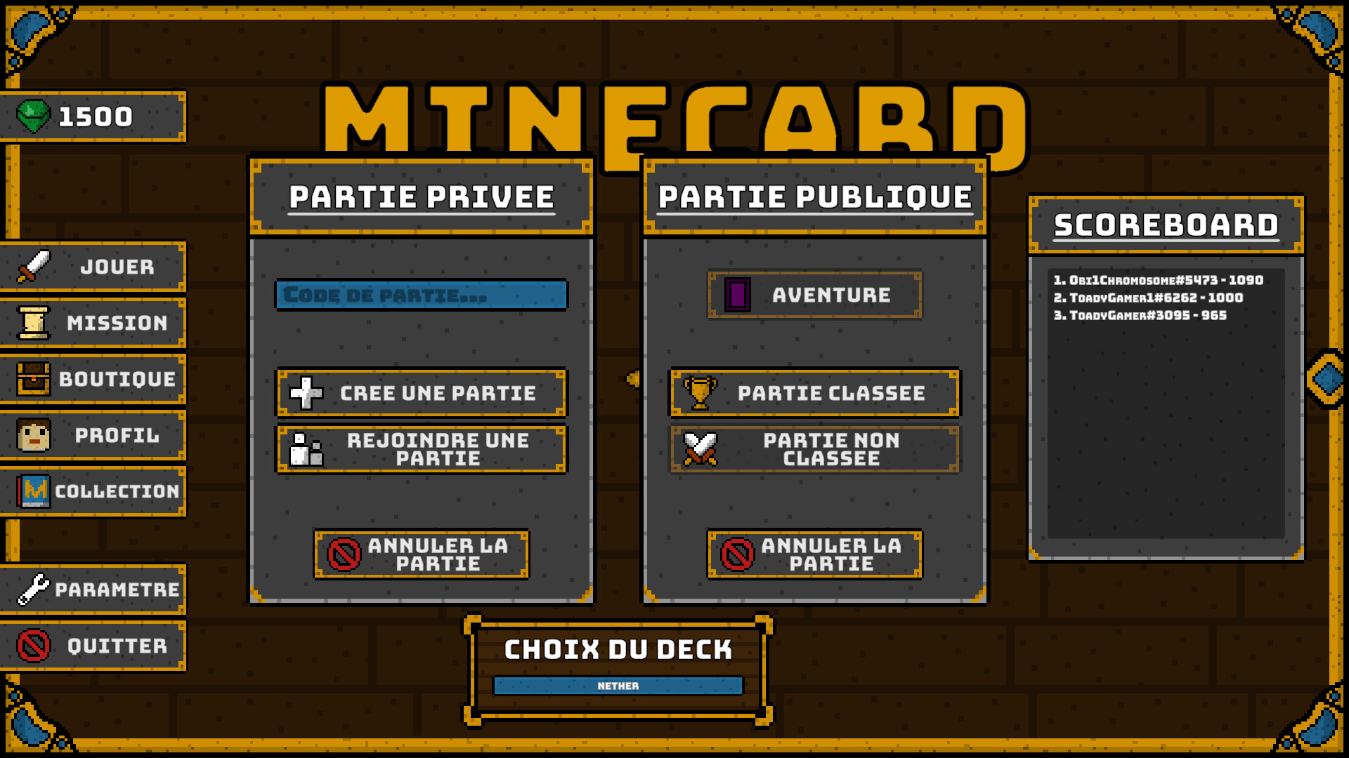 Minecard screenshot 3