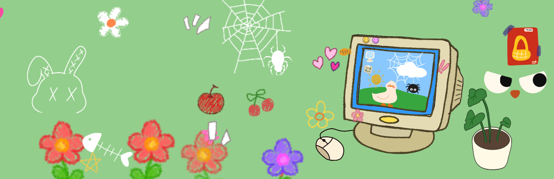 Desktop sticker Demo