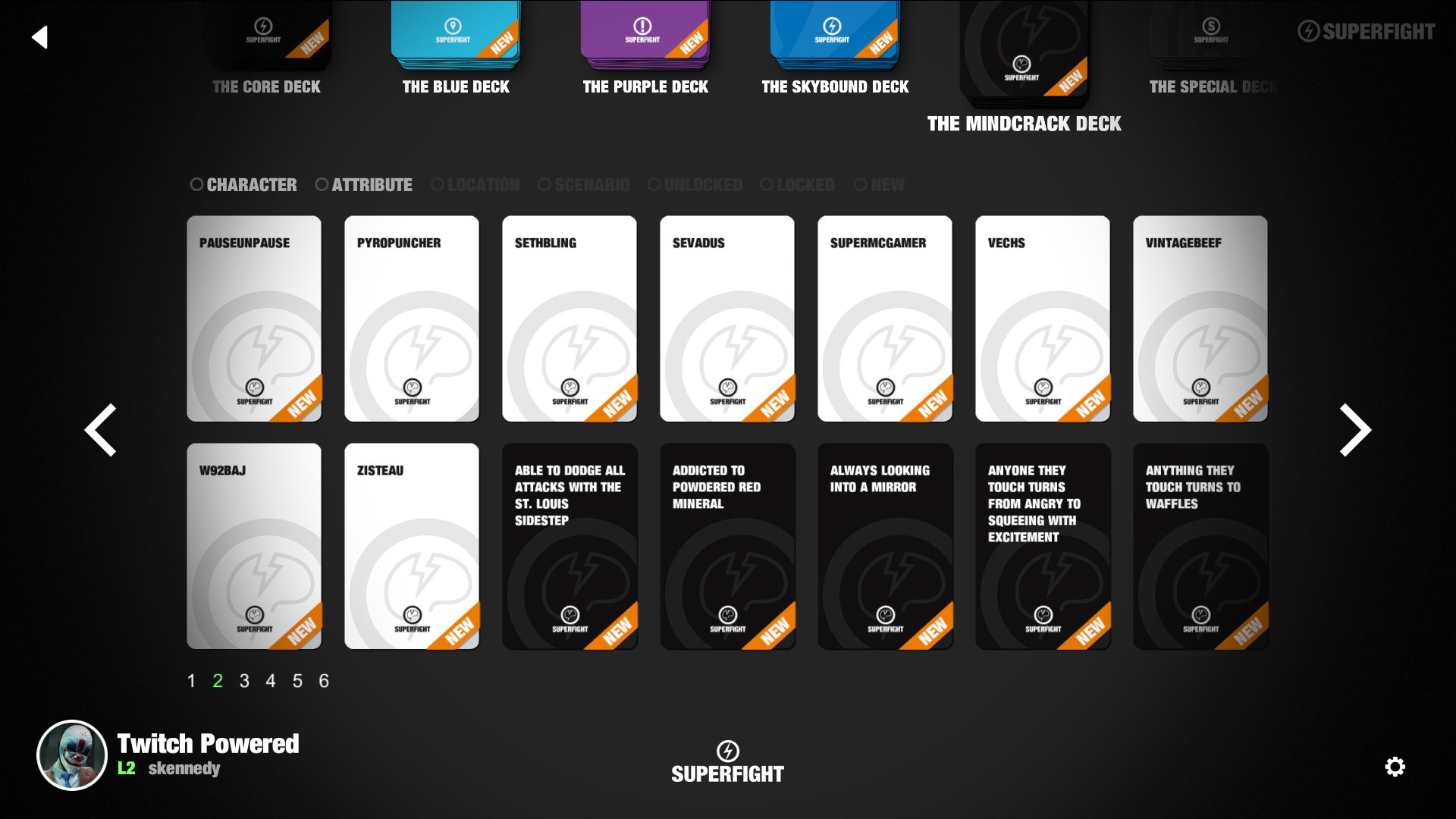 SUPERFIGHT - The Mindcrack Deck screenshot 3
