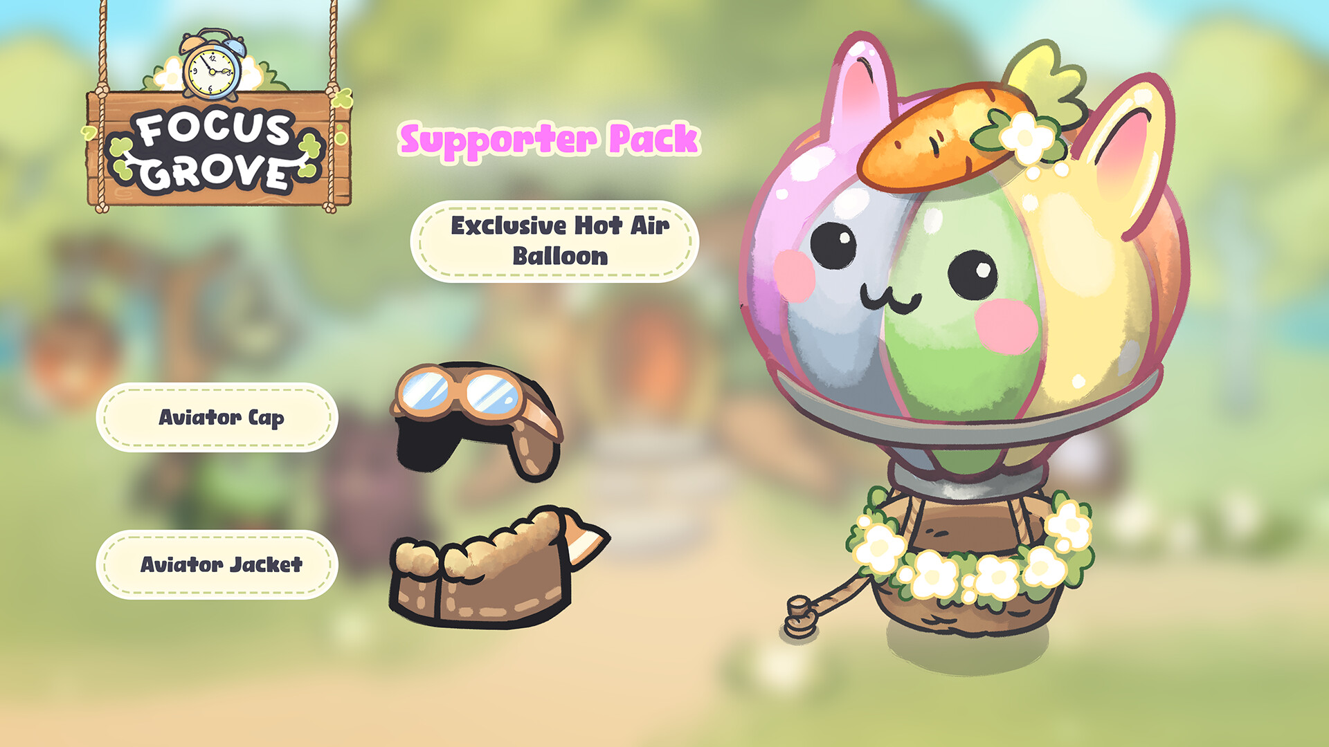 Focus Grove - Supporter Pack screenshot 1