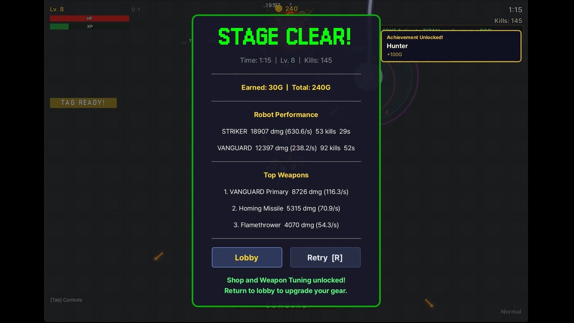 RobotSurvivors screenshot 1