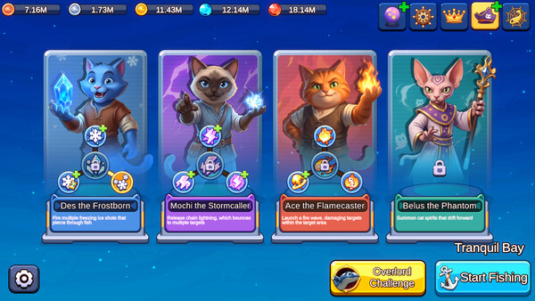 Meow Squad: Incremental Fishing screenshot