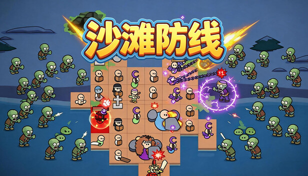 《沙滩防线：僵尸来袭/Beach Defense: Zombie Invasion》免安装中文版