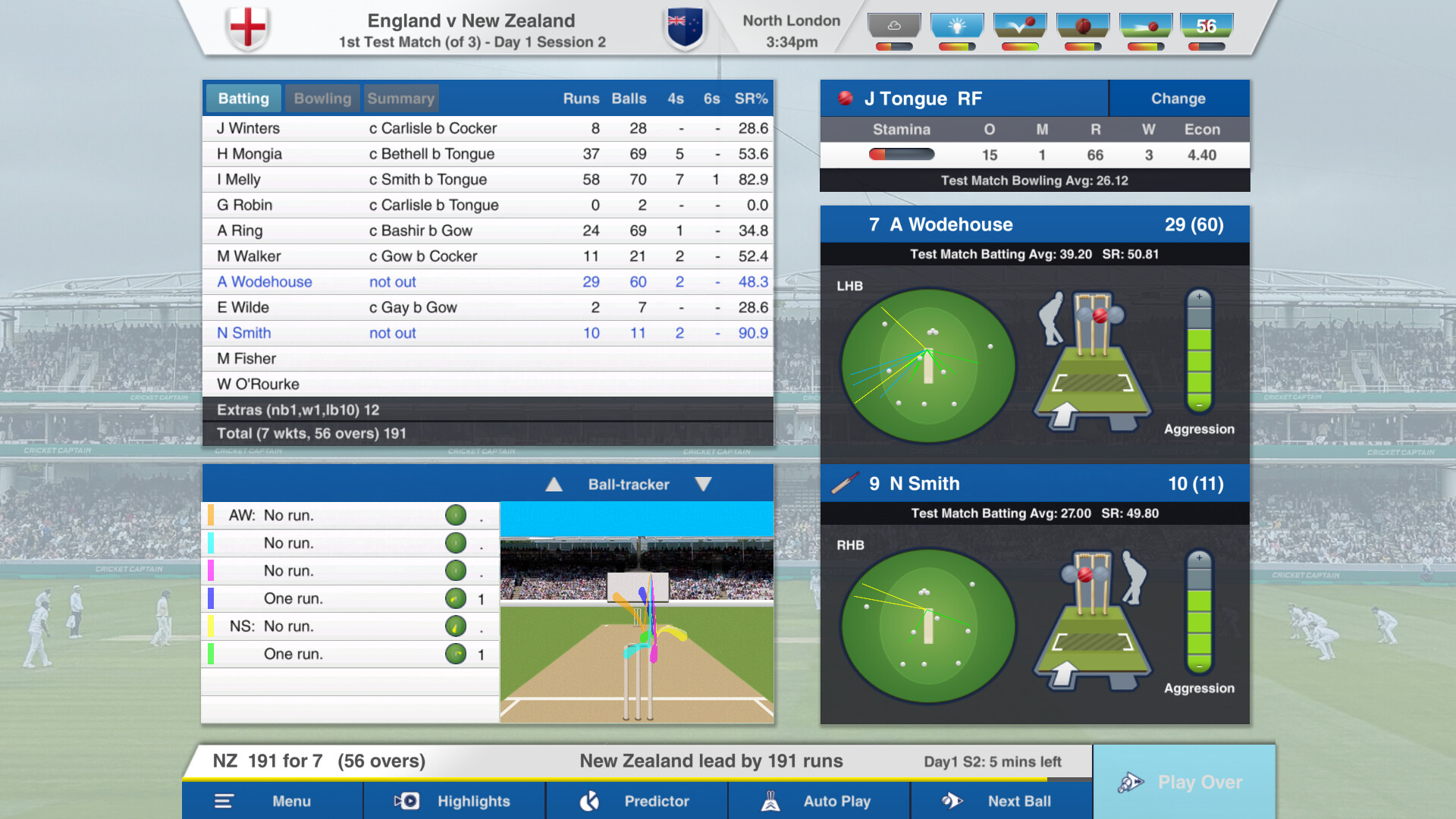 Cricket Captain 2026 gameplay screenshot 1