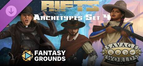 Fantasy Grounds - Rifts(R) for Savage Worlds Adventure Edition: Archetype Set 4