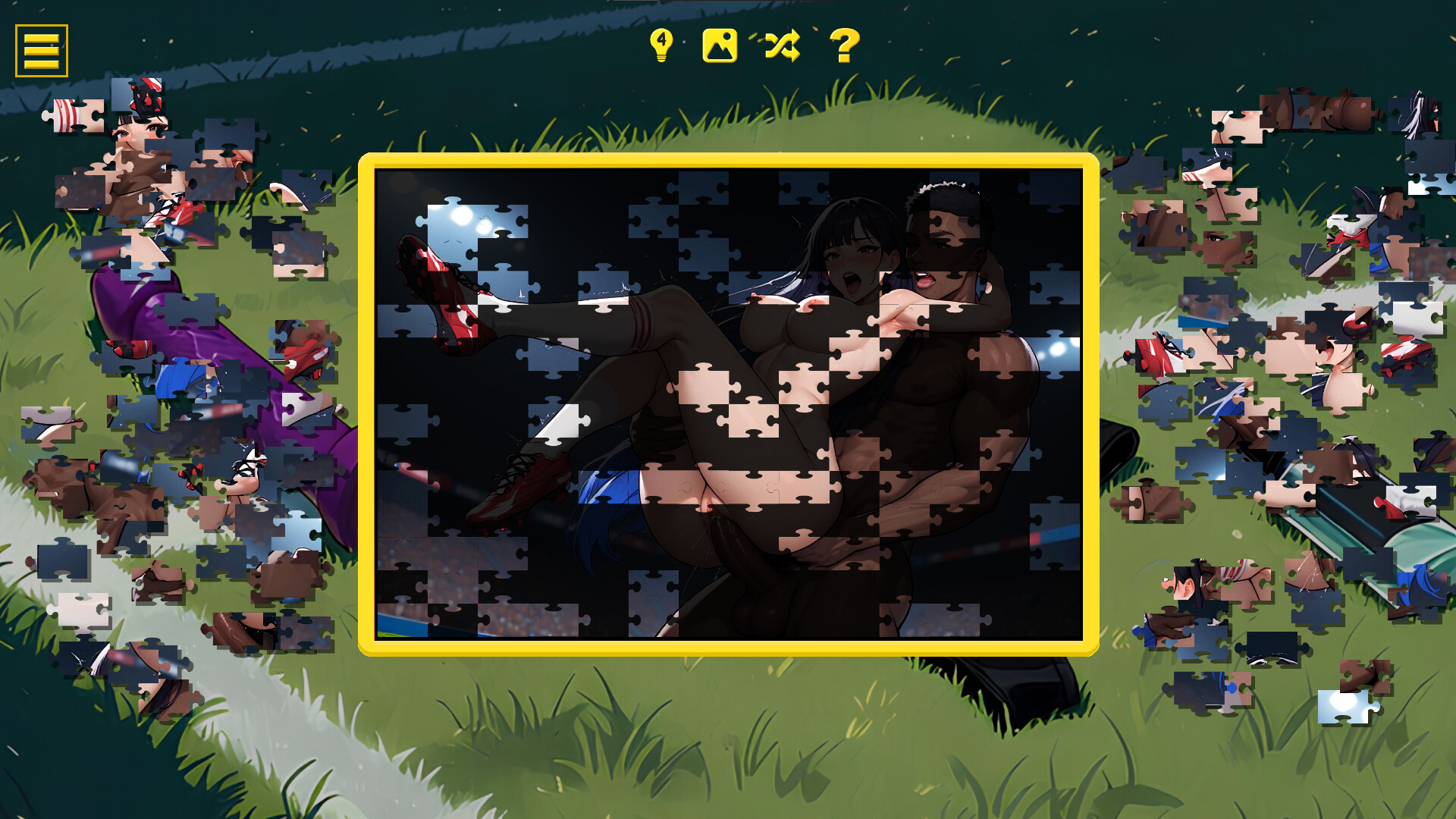 Soccer Cup Girls – Hentai Jigsaw screenshot 6