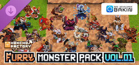 RPG Developer Bakin Mokemo Factory Furry Monster Pack Vol.01