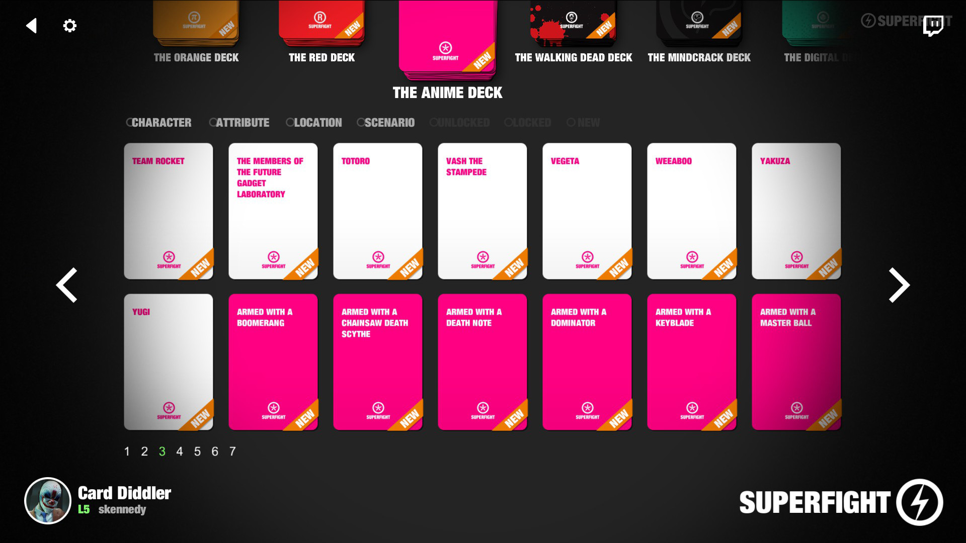 SUPERFIGHT - The Anime Deck screenshot 3