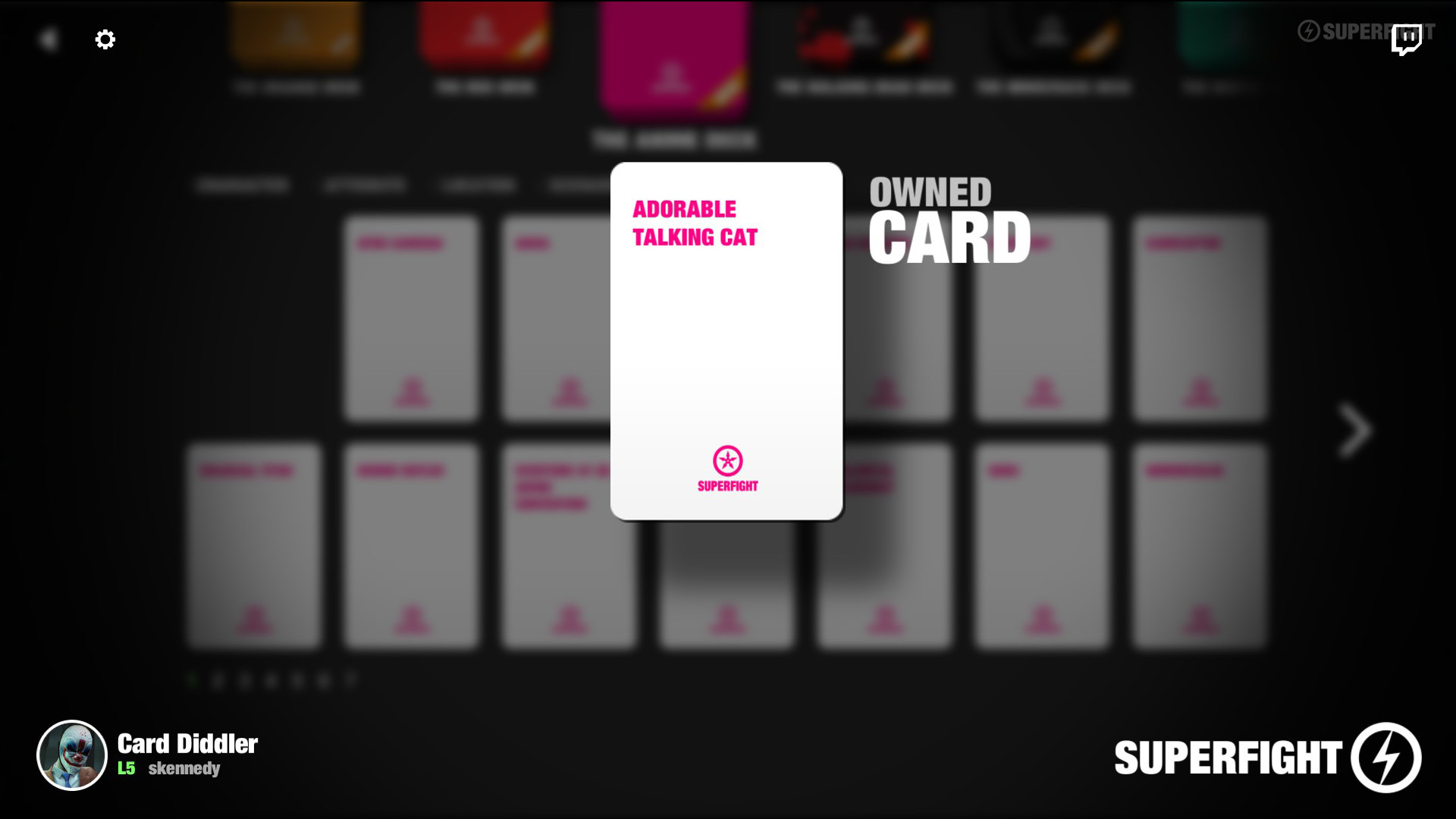 SUPERFIGHT - The Anime Deck screenshot 1