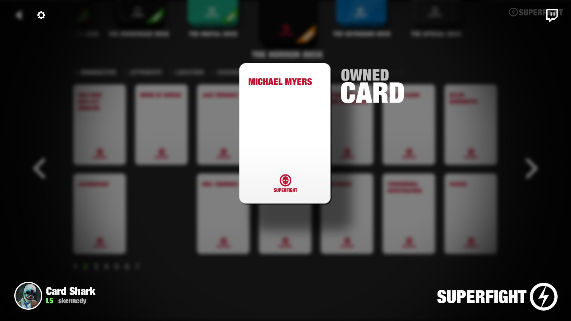 SUPERFIGHT - The Horror Deck screenshot 1