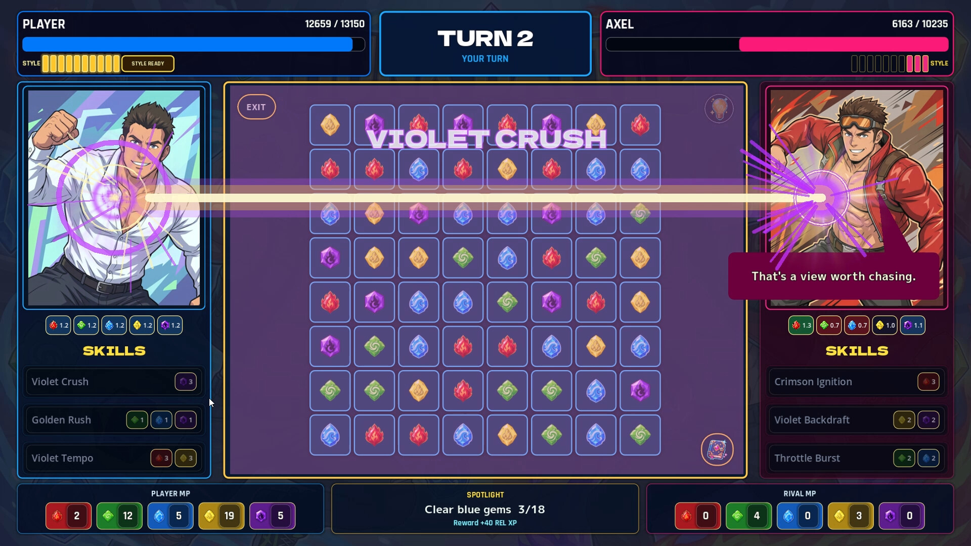 Hunk Battle Gems screenshot 3