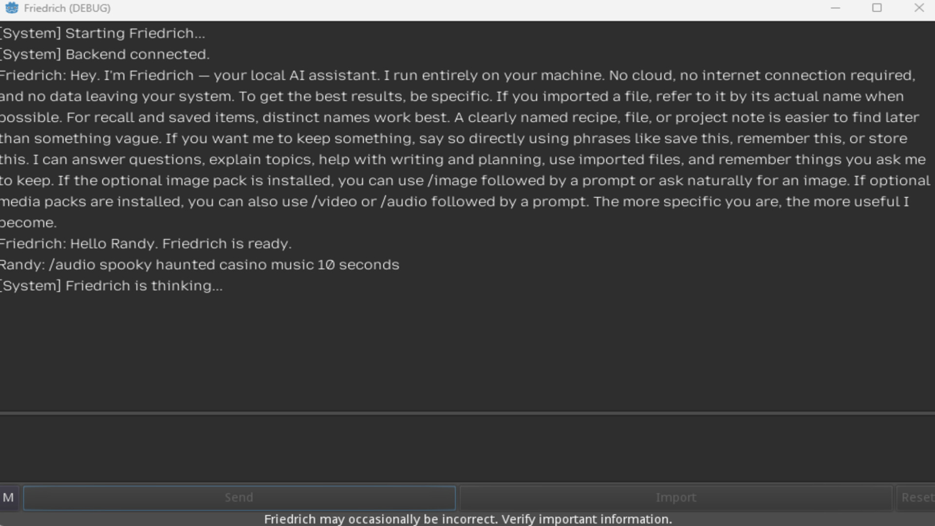 FriedrichAI Audio Generation screenshot 1