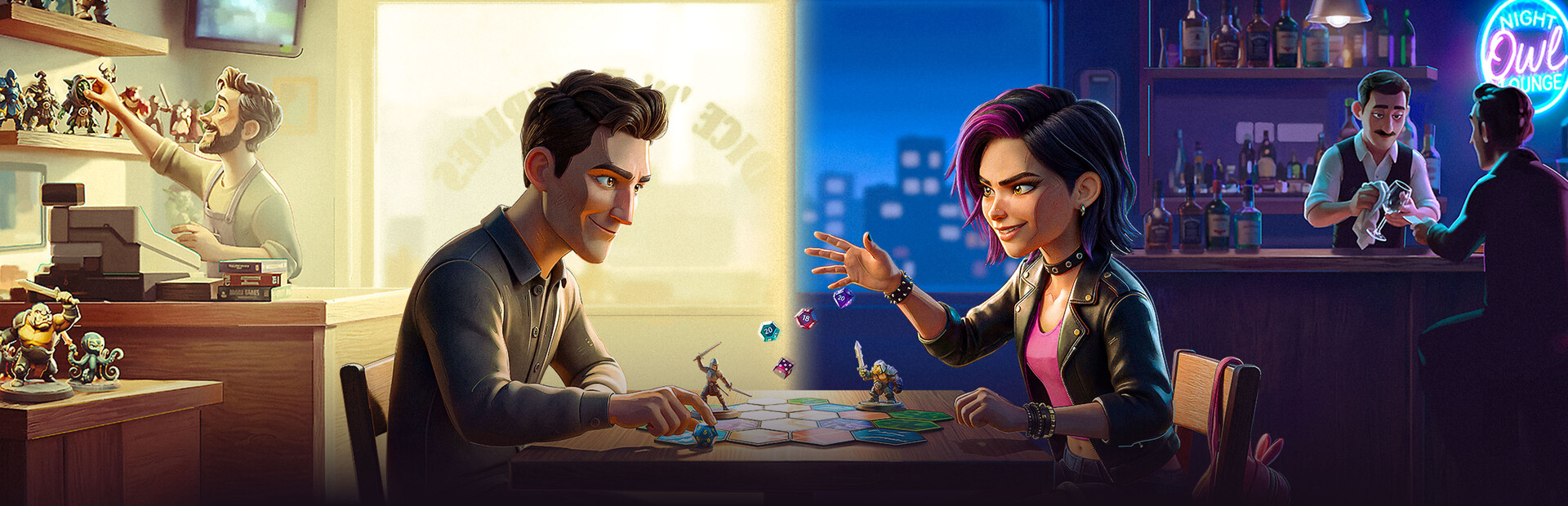 Dice ’n’ Figurines: Business Life Simulator Playtest
