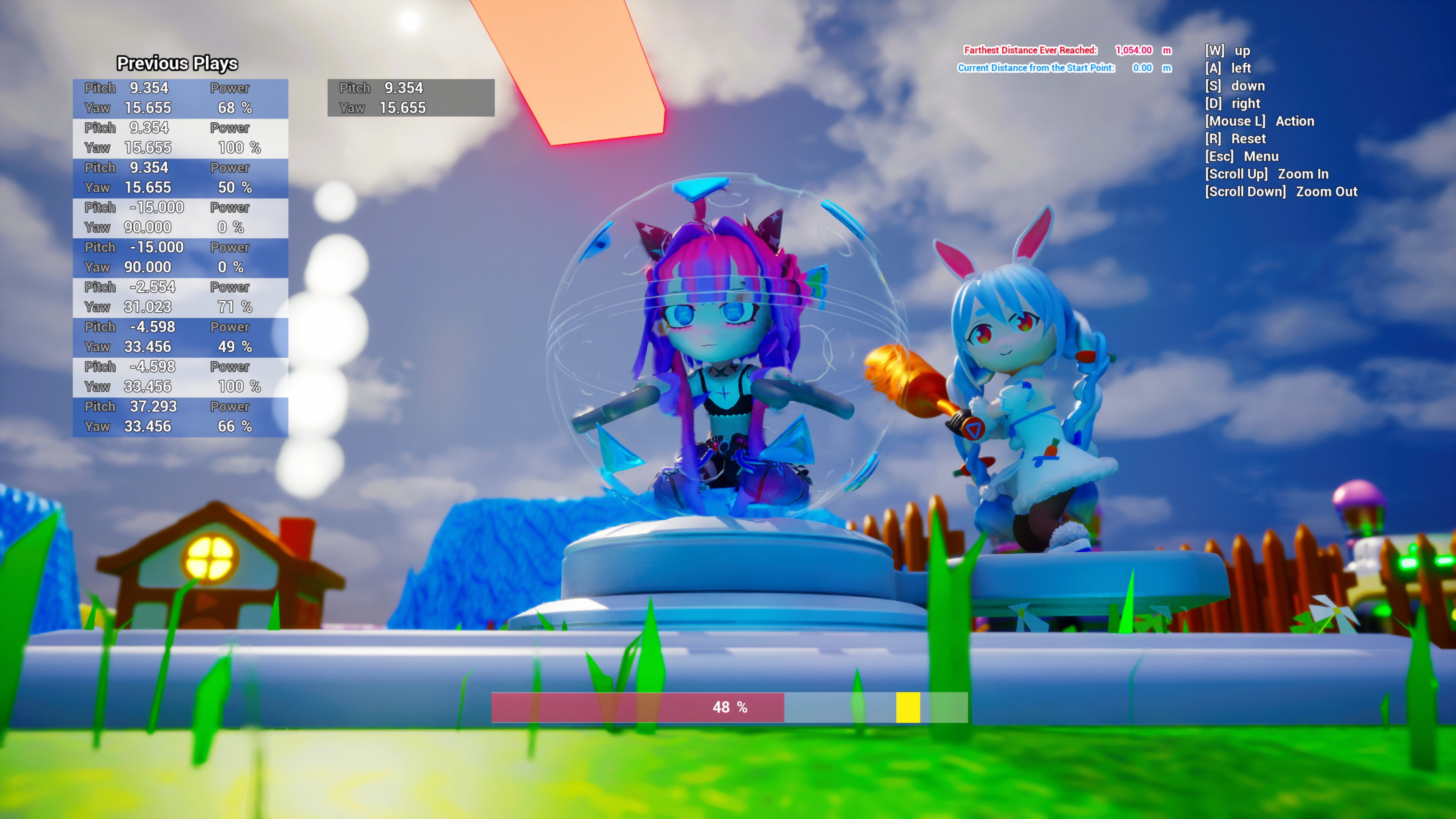 PekoDownhillHurl screenshot 1