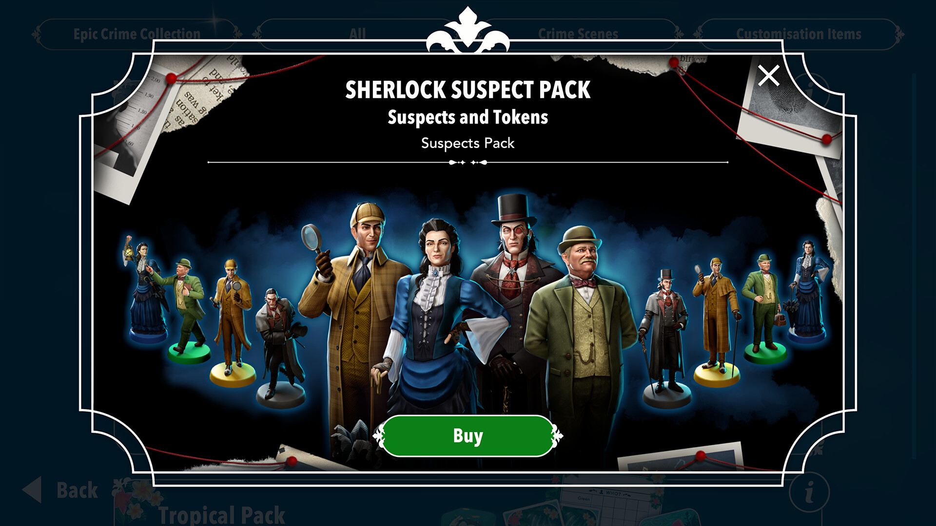 Clue/Cluedo: Sherlock Suspect Pack on Steam