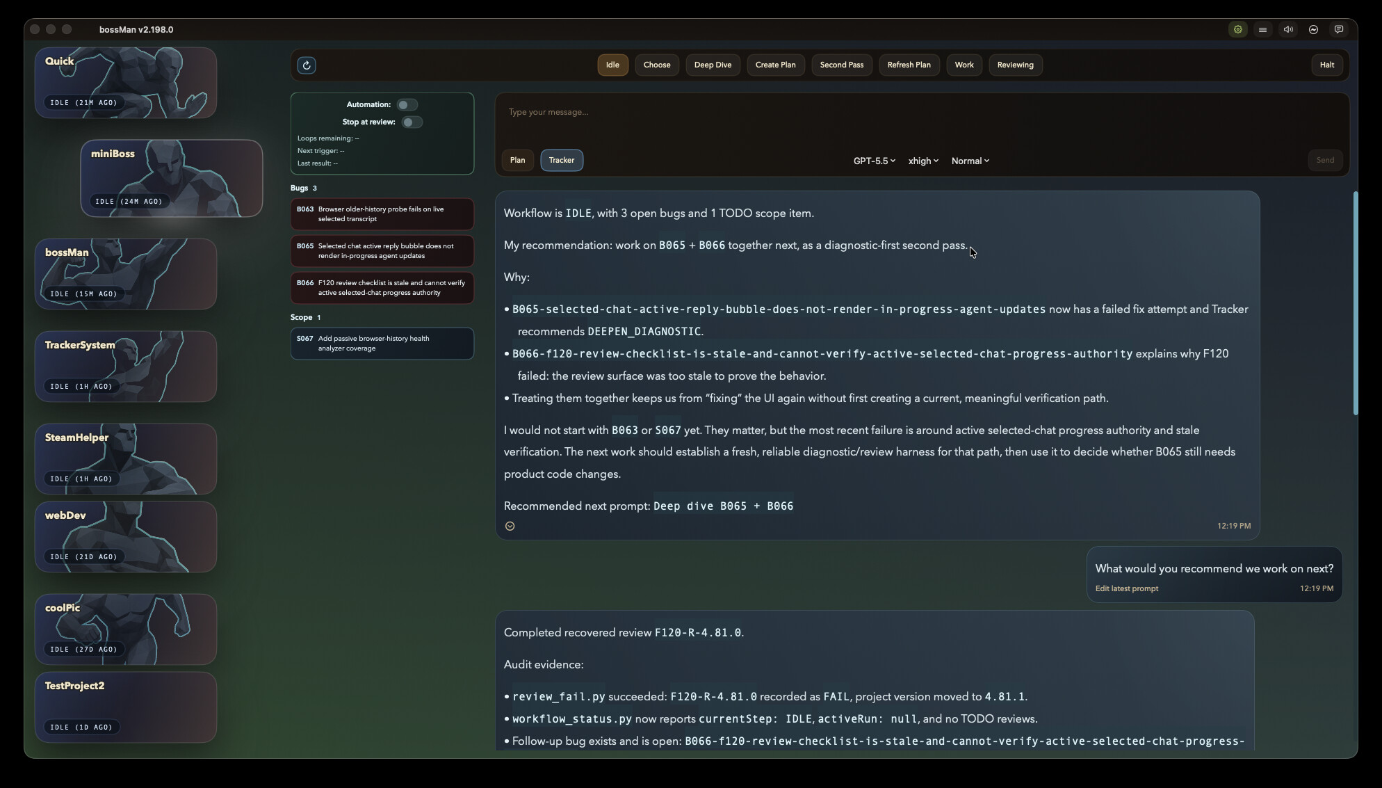 bossMan screenshot 2