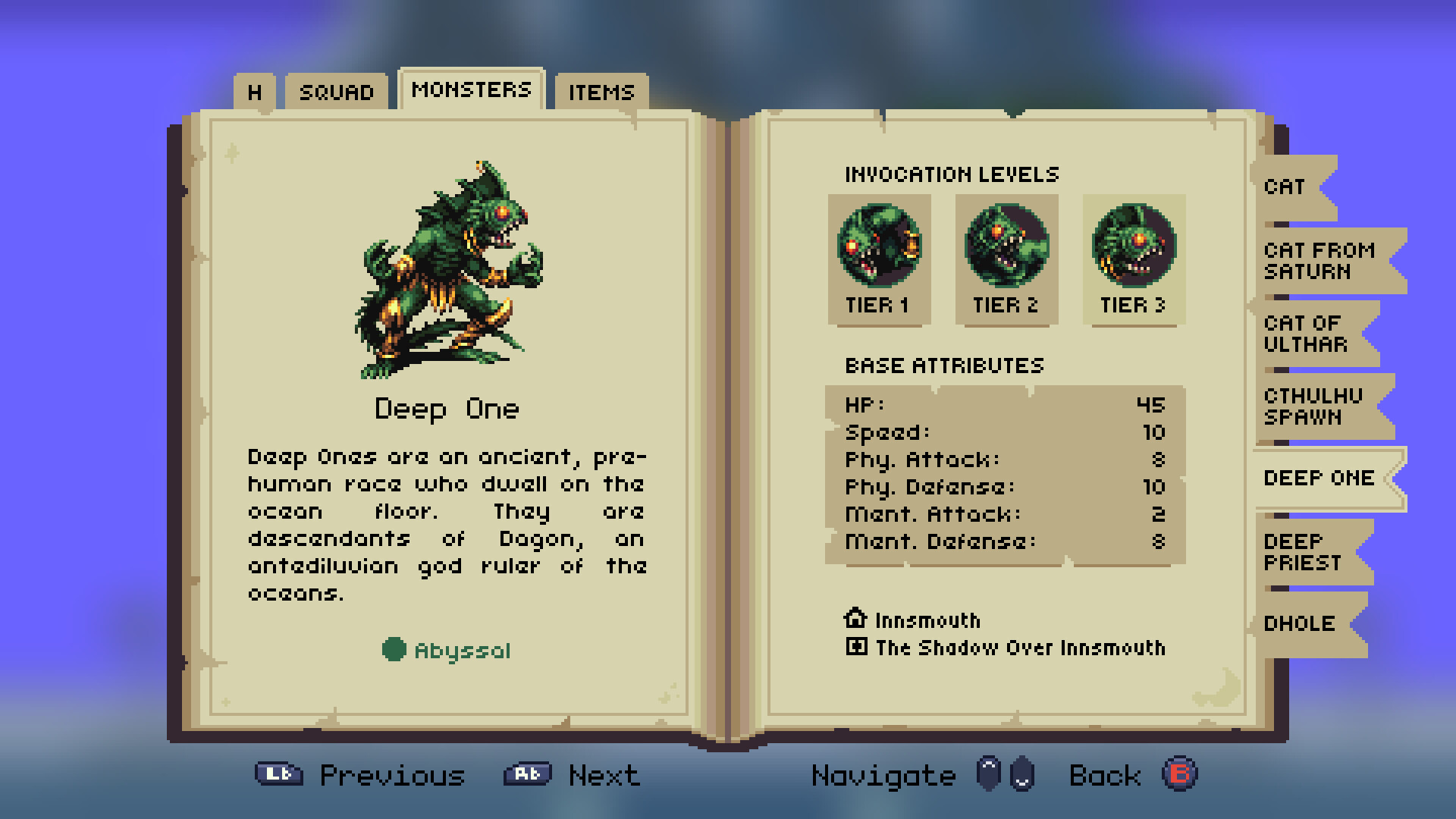 Necronomicon Monsters on Steam