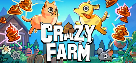Crazy Farm: Roguelike Idle Building Game — Steam header