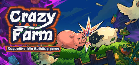 Crazy Farm: Roguelike Idle Building Game — Steam header