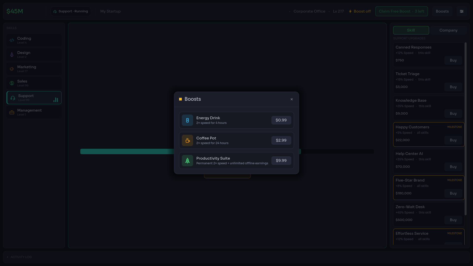 Idle Startup screenshot 5