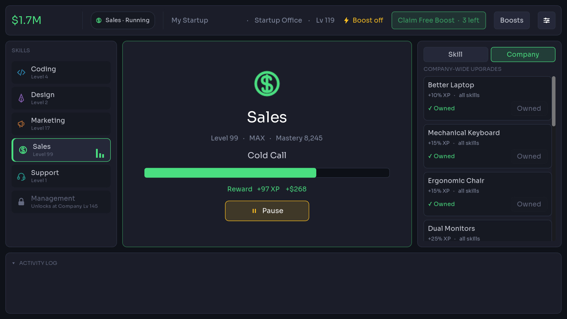 Idle Startup screenshot 3