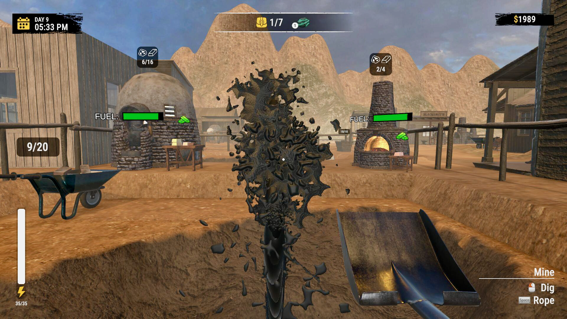 Wild West Miner Simulator: First Gun screenshot 1
