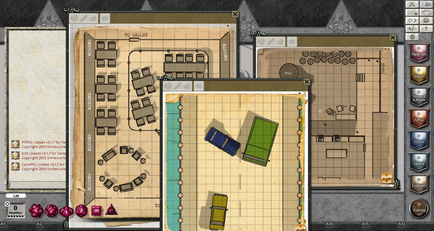 Fantasy Grounds - Pulp Themed Maps screenshot 1