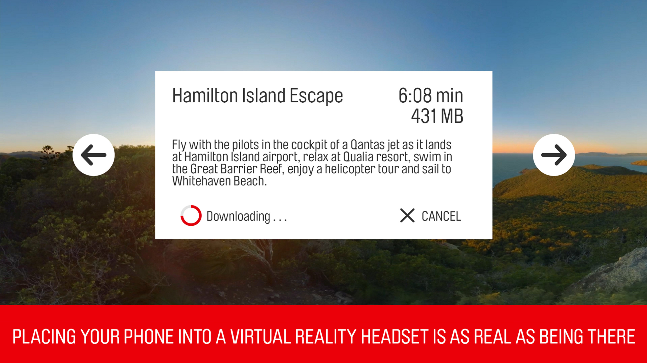 Qantas VR screenshot 3