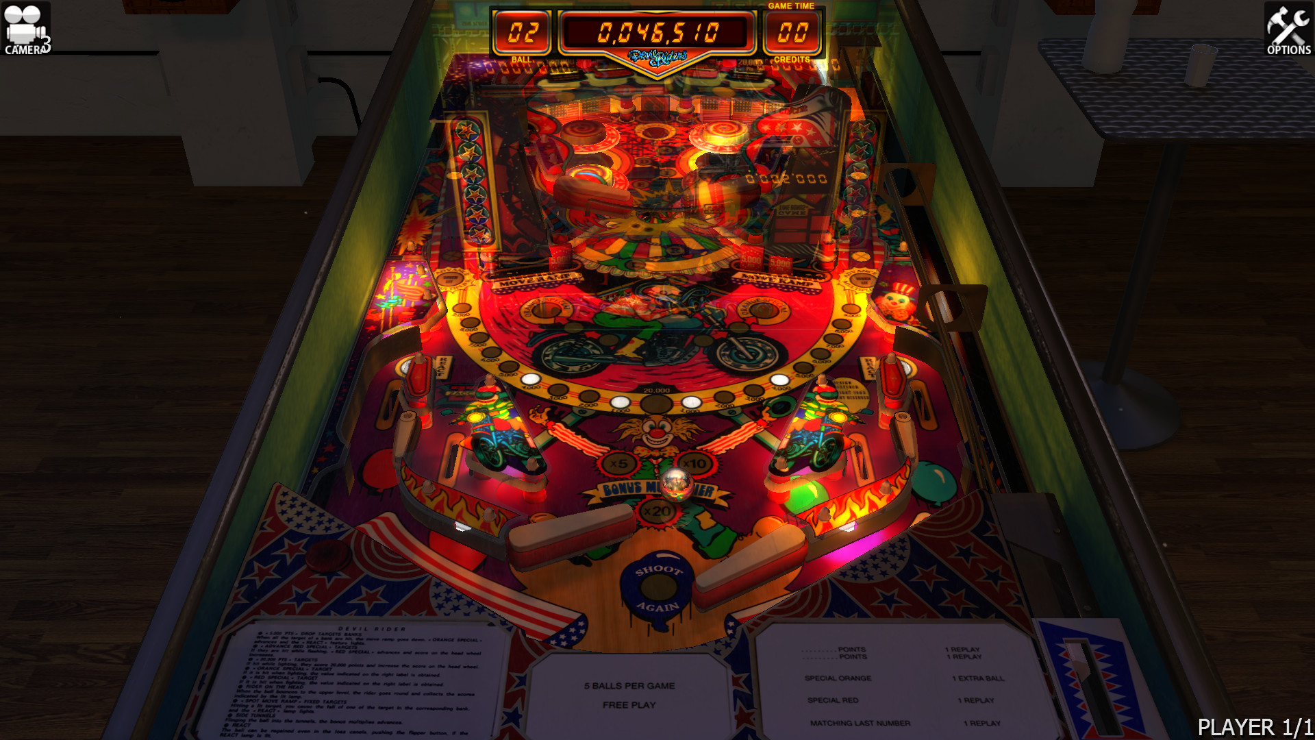 Zaccaria Pinball - Devil Riders Table screenshot 3