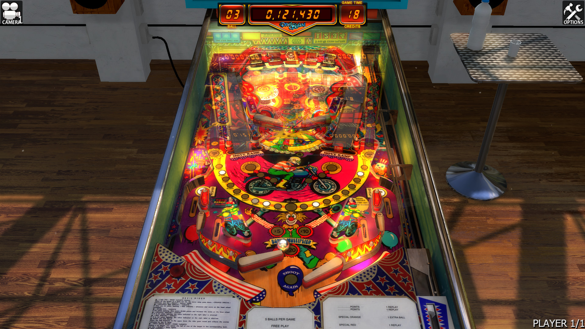 Zaccaria Pinball - Devil Riders Table screenshot 1