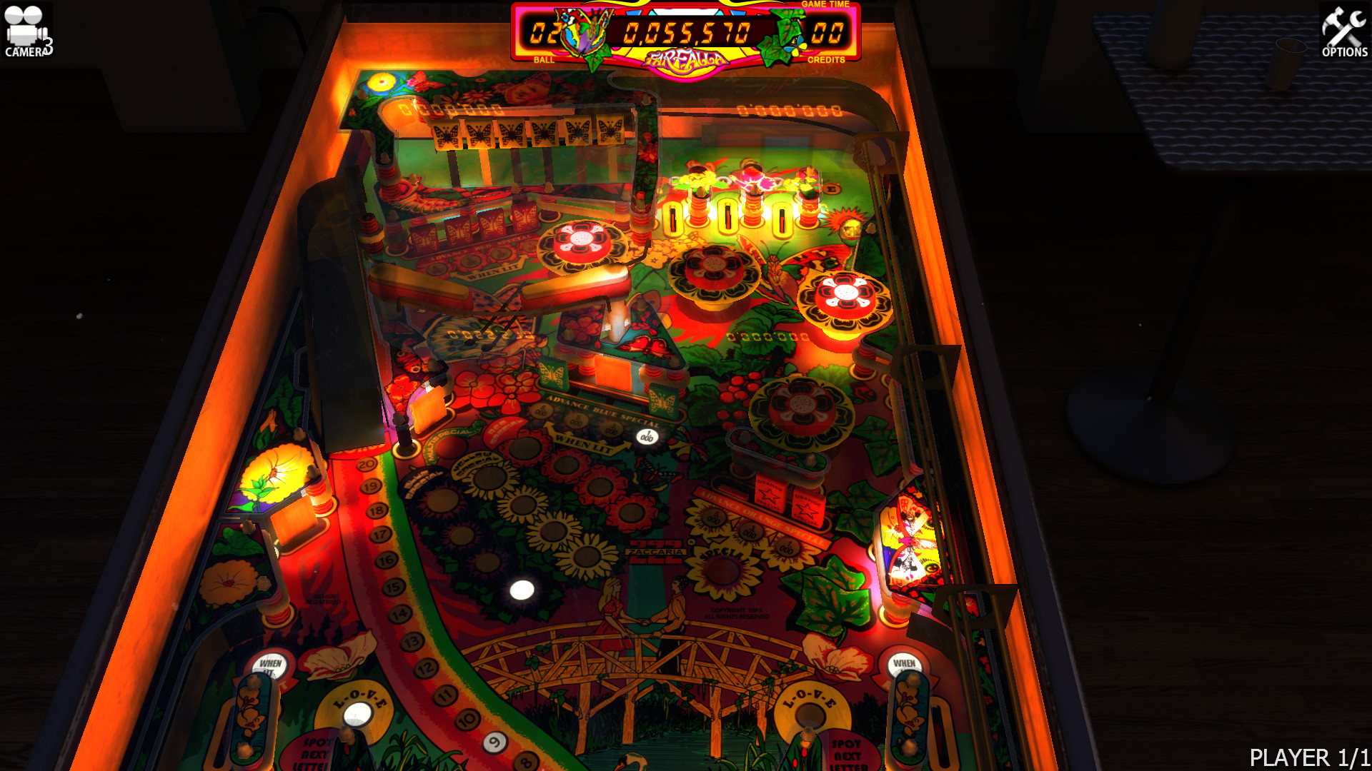 Zaccaria Pinball - Farfalla Table screenshot 3