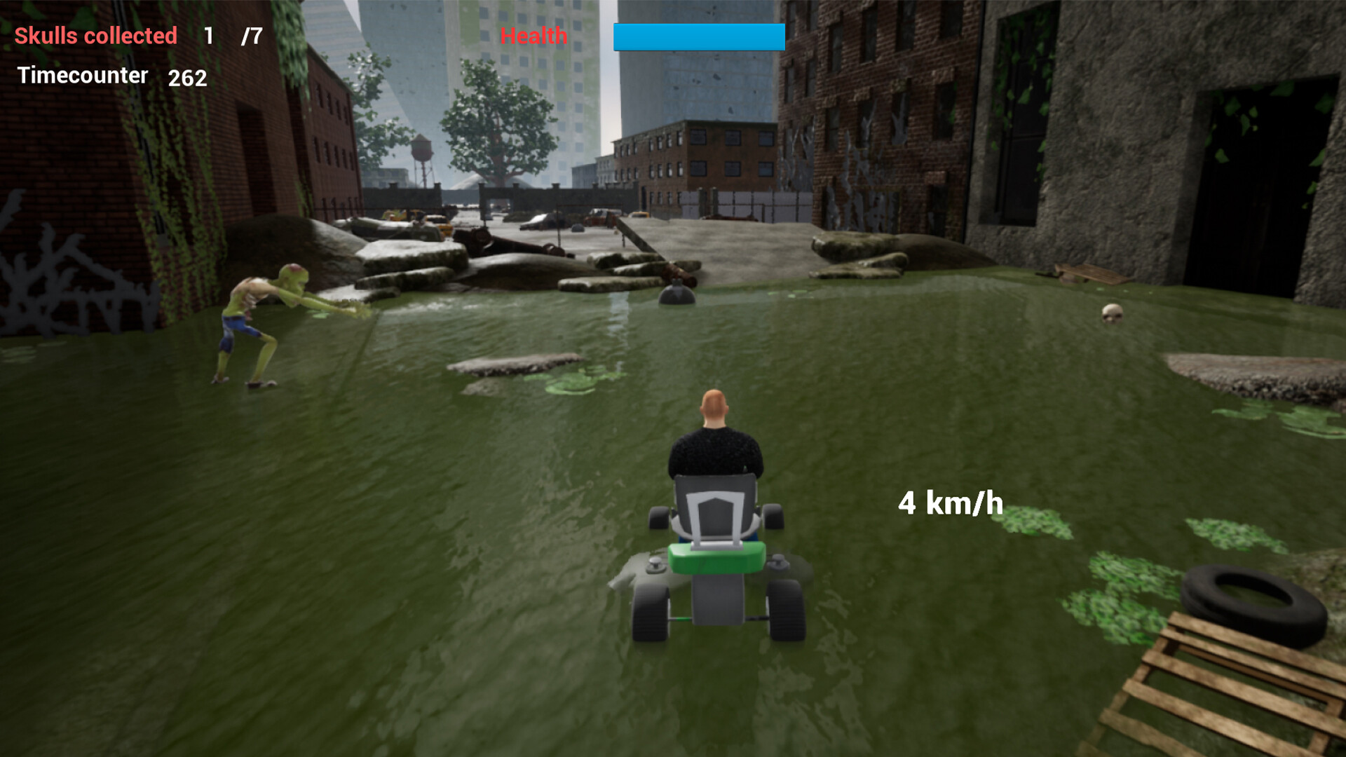 Lawnmower Game Horrorland screenshot 3