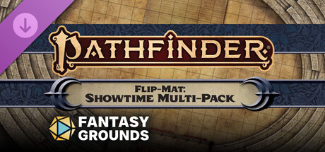 Fantasy Grounds - Pathfinder RPG - Pathfinder Flip-Mat: Showtime Multi-Pack