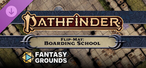 Fantasy Grounds - Pathfinder RPG - Pathfinder Flip-Mat: Boarding School