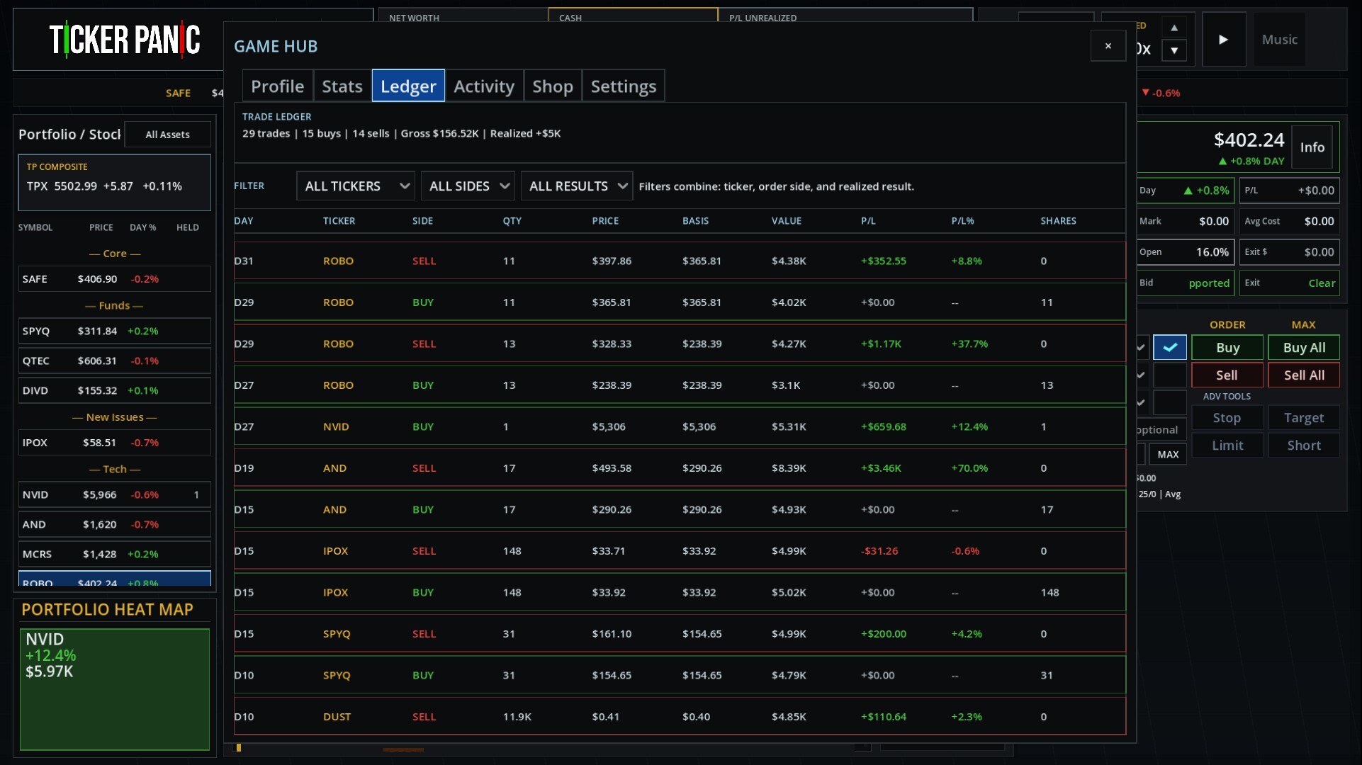 Ticker Panic screenshot 4