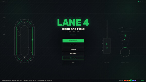 Lane 4: Track and Field Coach Simulator screenshot 1